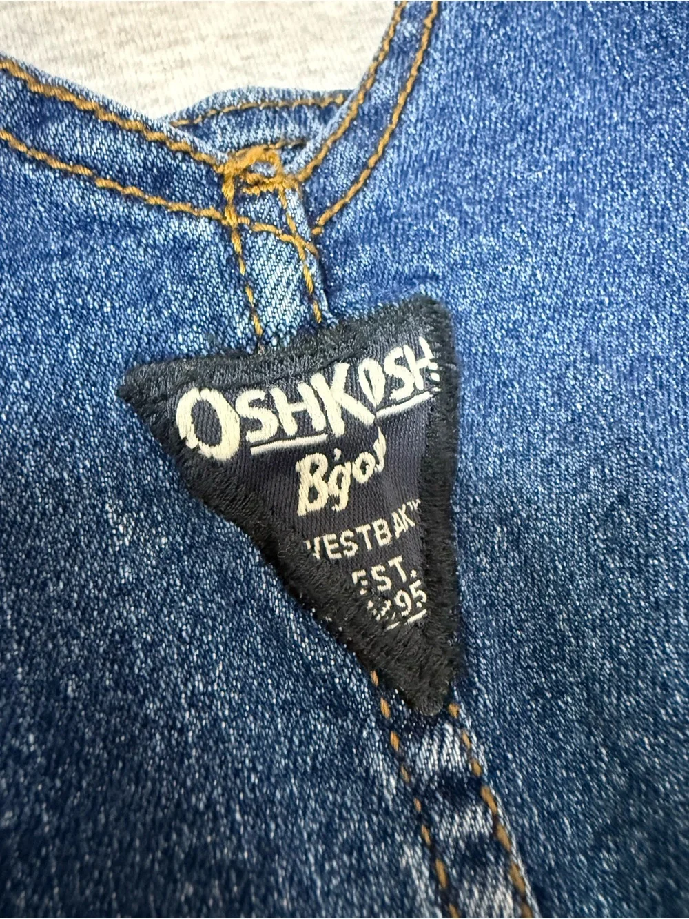 OshKosh B’gosh Denim Overalls Boys Blue Classic 5T